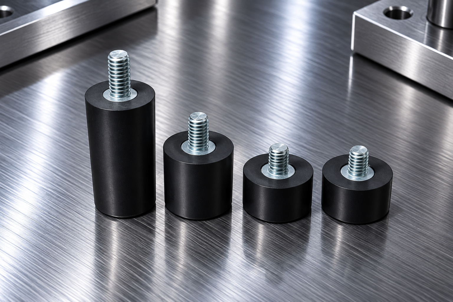 Cross-section diagram of metal insert combined with silicone for sealing and protection