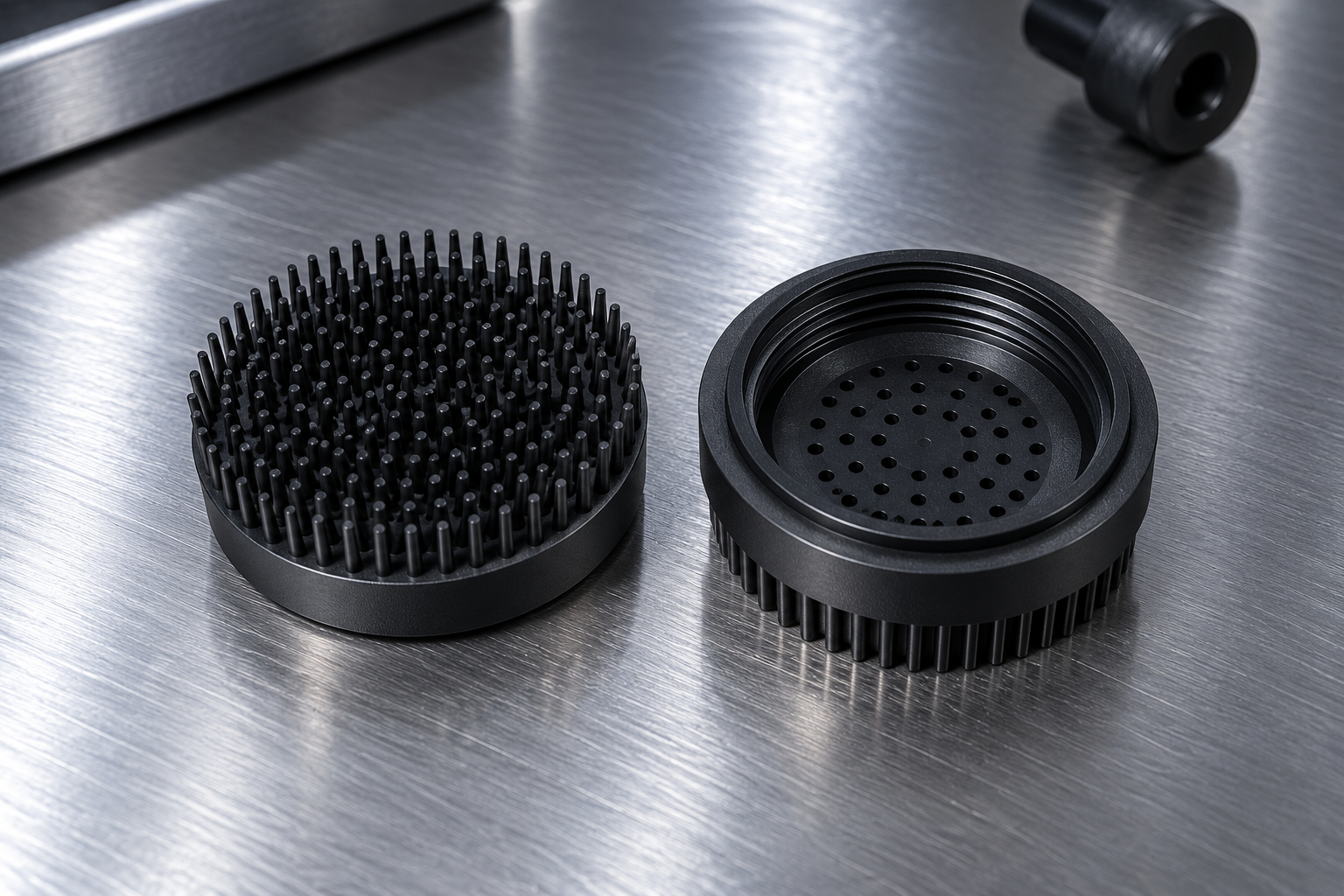 Preformed inserts placed into an LSR mold before injection